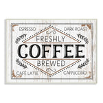 Rustic Fresh Brew Coffee Sign Autumn Charm