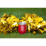 Family, Friends, Food, & Football Red 12oz Insulated Tumbler