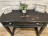 SOLD: Black Distressed Table