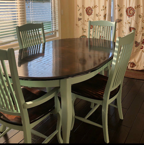 CUSTOM ORDER  - Kitchen Table and Chairs
