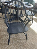 Sold: Kitchen Table & 4 Chairs (Midnight Blue and Stained Top)