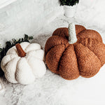 GRAY - Plush Fabric Pumpkin