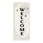 Spooky Spiderweb Welcome Sign