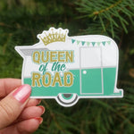 Queen of the Road Sticker | Vintage Trailer | Camper