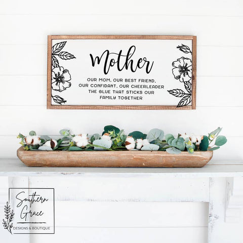 SALE: Mother's - Wood Sign