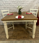 SOLD: Farmhouse Table & 4 Chairs
