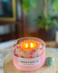 I DONUT give AF - Candle (Strawberry Scent)