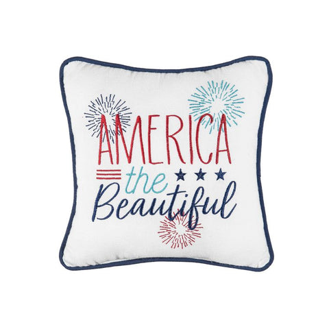 SALE -  America The Beautiful Pillow