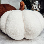 GRAY - Plush Fabric Pumpkin